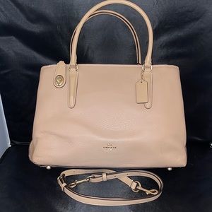 Coach Leather Brooklyn Carryall